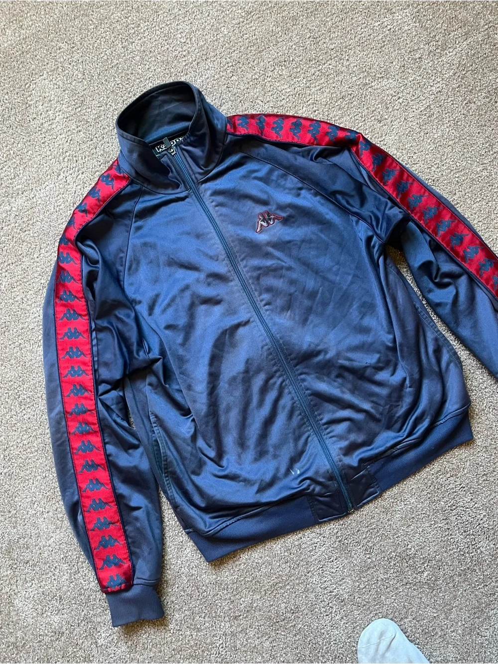 VTG 90’s Kappa Navy Blue / Red Tracksuit Jacket